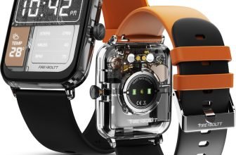 Fire-Boltt Ninja Phantom Smartwatch(Blaze Orange Strap, Free Size)