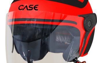 Steelbird SB-29 Case Motorbike Helmet(GLOSSY FLUO RED)