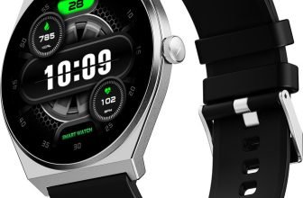 Fire-Boltt Legacy Nova 1.43 inch Ultra Slim AMOLED Wireless Charging Rotating Crown BT Call Smartwatch(Midnight Black Strap, Free Size)