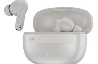 boAt 2026 Launch Airdopes Plus 222 with Immersive Spatial Audio, 60 Hrs Battery, 13mm Drivers, Hearables App Support, Multi Connect, Voice Assistant TWS Earbuds with mic (Ivory White)