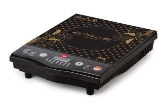 CELLO Blazing Glaze Induction Stove 1600 Watts Black | Safe & Reliable, Customized Preset Menu, 8 Stage Power Settings, Overheating Protection, Child Lock Protection | 1 Year Warranty