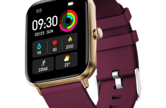Fire-Boltt Ninja Calling Pro Smartwatch(Wine Strap, Free Size)