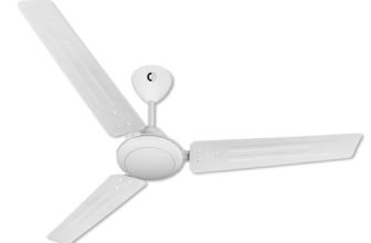 CG Elite Air |BLDC Fan | 5 Star ceiling Fan | Energy efficient | Electricity bill saving upto 60% | 2+3 Year product warranty | 1200mm | Double ball bearing | 3 Blade Ceiling Fan (White)