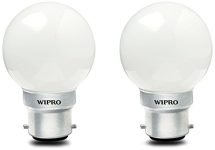 wipro 0.5W LED Cool Day Light Lamp, Pack of 2, (N10001)