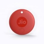JioTag (2nd Generation) (Red) – Android or iOS Compatible IP64 Rated Worldwide Item Finder for Keys, Wallets, Luggage, Gadgets and More |1+1 Year Battery | No SIM Needed