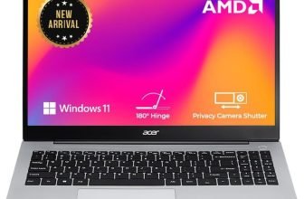 Acer Aspire 3 AMD Ryzen 3 Dual Core 5th Gen – (8 GB/512 GB SSD/Windows 11 Home) AS15-42 Laptop(15.6 inch, Steel Gray, 2 kg, With MS Office)