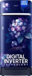 Samsung 189 L Direct Cool Single Door 4 Star Refrigerator with Base Drawer  with Digital Inverter, Single Touch Defrost, 2026 Model(Hydrangea Blue, RR21H2H24HS/HL)