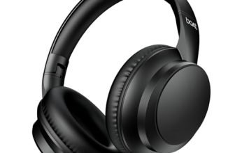boAt Rockerz 371, 40mm Drivers, 50hrs Battery, 60ms Low Latency, ENx Tech, BT v5.4, Foldable Cups, Voice Assistant, Bluetooth Headphones, Wireless Headphone with Mic (Black Sabre)