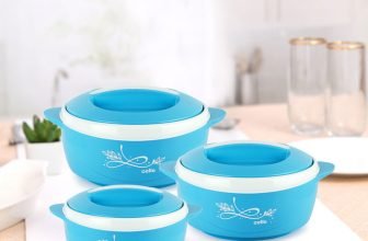 cello Sapphire Pack of 3 Thermoware Casserole Set(500 ml, 1000 ml, 1500 ml)