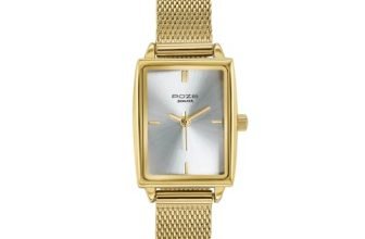 Sonata Poze 8 Quartz Analog Watch and Jewellery Combo for Women with Silver Dial & IPG Mesh Strap – SP80174YM01WF