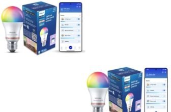Philips Wiz Wi-Fi Enabled E27 12-Watt LED Smart Bulb, Compatible with Amazon Alexa and Google Assistant(16M Colours +Shades of White + Dimmable + Tunable), Pack of 2