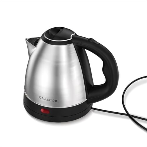 Cellecor Electric CEK15 QUICKBOIL Auto-Shut Off Electric Kettle (1.5 L, Black)