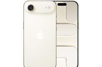 Apple iPhone Air 256 GB: Thinnest iPhone Ever, 16.63 cm (6.5″) Display with Promotion up to 120Hz, Powerful A19 Pro Chip, Center Stage Front Camera, All-Day Battery Life; Light Gold