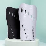 Vector X V2 Football Protection Shin Guard/Shinpad | Durable | Lightweight (S, White)