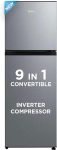 Midea 233 L Frost Free Double Door Top Mount 2 Star Refrigerator(Crystal Silver, MDRT324FGI50)