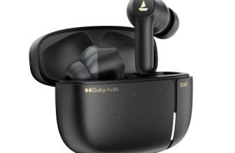 boAt 2026 Launch Airdopes Prime 800D, Surround Sound by Dolby Audio, 45H Battery, Quad Mic AI-ENx™, 11mm Drivers, ASAP™ Charge,App Support Wireless Bluetooth TWS Earbuds with mic(Black Raven)