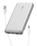 Belkin 20000 mAh Power Bank | Super Fast Charging | USB-C PD Port | 15W Charging for iPhone Series (16, 16 Pro Max), Samsung Galaxy, Google Pixel & More | 2 Years Warranty | Silver