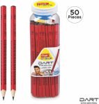 Flair Creative Dart Pencil Pack of 50 Pencil(Set of 50, Red)