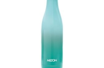 Milton Prudent 500 Thermosteel Bottle, 510 ml Water Bottle, 24 Hours Hot and Cold, Double Wall Vacuum Insulated, Water Bottles, Tea Flask/Coffee Flask for Sports, Travel, Aqua Green