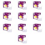 Philips Joy Vision Coral Rush 0.5W LED Night Lamp | Soft White Glow | Energy Efficient | Plug-in Prong Design | Ideal for Bedroom, Kids Room & Hallway (White, Pack of 10)