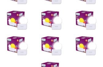 Philips Joy Vision Coral Rush 0.5W LED Night Lamp | Soft White Glow | Energy Efficient | Plug-in Prong Design | Ideal for Bedroom, Kids Room & Hallway (White, Pack of 10)