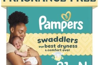 Pampers Baby Diapers – Swaddlers – Size 0, 31 Count, Ultra Absorbent Disposable Newborn Diaper.
