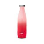 Milton Prudent 500 Thermosteel Bottle, 510 ml Water Bottle, 24 Hours Hot and Cold, Double Wall Vacuum Insulated, Water Bottles, Tea Flask/Coffee Flask for Sports, Travel, Red