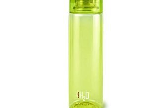 CELLO H2O Round Premium Edition Water Bottle Set of 3, 1000ml, Sea Green | BPA Free, Unbreakable & Reusable | Leakproof Silicone Lid Fridge Set of PET Water Bottle For Kitchen, Office, College, Travel