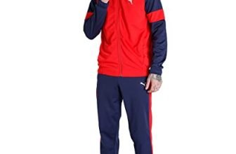 Puma Mens CR Tracksuit III, Bright Red-Monaco Blue, 2XL (60600201)