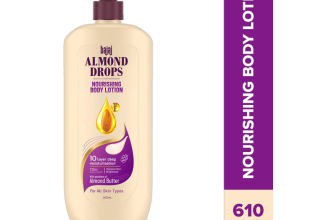BAJAJ Almond Drops Nourishing Body Lotion with Almond Butter, 72 Hr Moisture Retention(610 ml)