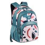 Gear Diva 17″/33L Large Water Resistant School Bag/Casual 4 Compartment Backpack/Daypack/Travel 4 Compartment Backpack/Kids Bag for Girls – Green