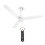 Havells FAB BLDC Ceiling Fan 1200 mm, 380 RPM, Savings upto 65%, Reverse Rotation, 4 Modes (Boost, Sleep, Breeze, Mop), Low Wattage 30 W, Low Noise, Air Flow:235 CMM, 3 Year Warranty, Elegant White