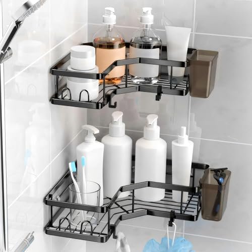 MILTON Square Premium Containers for Kitchen Storage Set of 6 (1100 ml each) Food Grade, BPA Free I Stackable, Transparent I Durable, Multi-purpose, Space Saving, Black