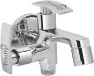 Prestige Passion Bib Cock 2 Way 1/2″ Passion (2- Way Bib Cock) Brass with Wall Flange Tap 1/2″ Bib Tap Faucet(Wall Mount Installation Type)