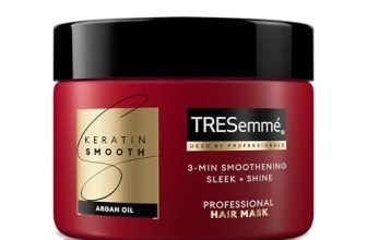 TRESemme Keratin Smooth Hair Mask 300ml | 3 Min Smoothening Treatment for 72H Frizz Control | Paraben Free Keratin Treatment for Dry Frizzy Hair
