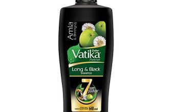 Dabur Vatika Long & Black Shampoo – 640 ml | With Amla & Bhringraj | For Shiny, Long & Black Hair | No Added Parabens | Provides Gentle Cleansing, Conditioning & Nourishment to Hair