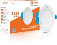 Orient Electric Moonlite Recess 12W Downlighter – Cool White Downlighter Ceiling Light Ceiling Lamp(White)
