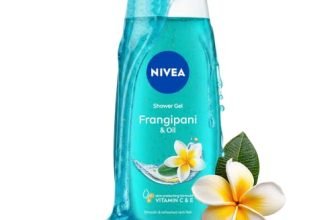 NIVEA Frangipani & Oil 250ml Body Wash| Shower Gel with Care Oil Pearls| Refreshing Scent of Frangipani Flower|Clean, Healthy & Moisturized Skin