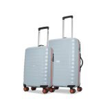 Aristocrat Altitude Set of 2 (Cabin+Medium) Trolley Bags, Surf Spray