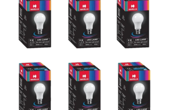 HAVELLS 9 W Basic Standard B22 LED Bulb(White, Pack of 6)