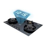Beyond Appliances Zyra 4 Burner Smart Glass Hobtop Gas Stove | Full Brass Burner I Auto Ignition | Digital Timer | Flame Failure Device | Toughened Glass | LPG & PNG Compatible HOB | ISI Certified
