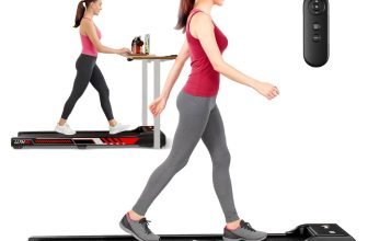 Lifelong Walking Pad Treadmill for Home 3Hp Peak Dc Motor Treadmill (Max Weight:110 kg)