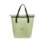 F Gear Flex Quite Green Tote Bag for Women|Handbag with 1 Spacious Compartment & Inside 2 Pockets|Zip Closure, Premium Finish|Lightweight & Durable|Shopping, Stylish Office, Travel, College Tote