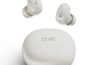 boAt Airdopes Plus 214, Up to 55 Hrs Playtime, Dual Mics with ENx™ Tech, Sleek Bean Design, 10mm Drivers, Voice Assistant, BEAST™ Mode, ASAP™ Charge, IWP™ Technology TWS Earbuds with mic (Silver Mist)