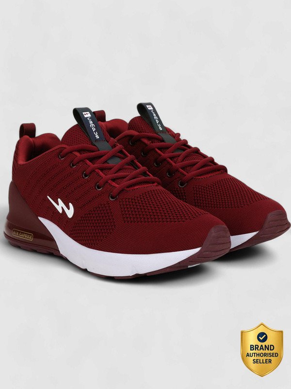 CAMPUS MIKE (N) Running Shoes For Men(Burgundy , 8)