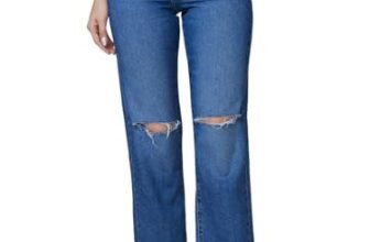 Spykar High Rise Straight Fit Blue Jeans for Women (Size: 30)-WDBEL1BD083