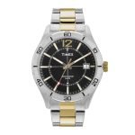TIMEX Analog Watch for Men with Black Dial & Multicolor Stainless Steel Bracelet Band – Water Resistant Men’s Wrist Watches -TWEG295SMU07