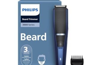 Philips India’s No.1 Men’s Trimmer* | Lift & Trim Technology | Skin Friendly Beard Trimmer for Men | Effortless Styling | Self-Sharpening Blades | 60 mins runtime | 3 yrs warranty* | BT3325