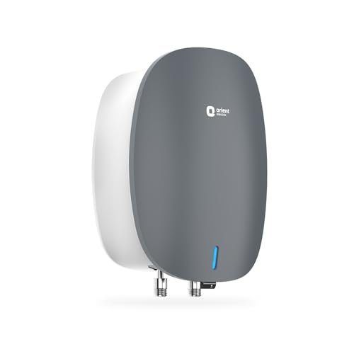 Orient Electric Instaflo Neo | 3 Litre Instant Water Geyser | 6.5 bar pressure compatibility | Red Dot Design Winner | Suitable for low & mid rise buildings | 6 years tank warranty | Slate Grey