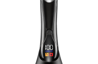 VEGA VHTH-33 IPX5 Waterproof Men Fully Waterproof Trimmer 90 min  Runtime 4 Length Settings(Black)